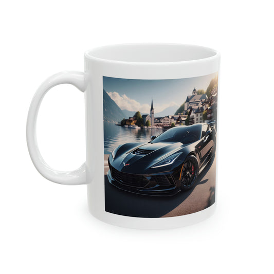 Black Corvette Mug Mug Printify 11oz  