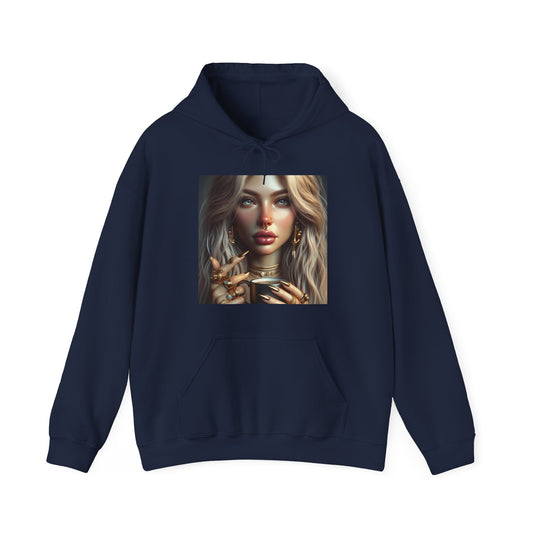 Elevated Coffee Hoodie Hoodie Printify Navy S 