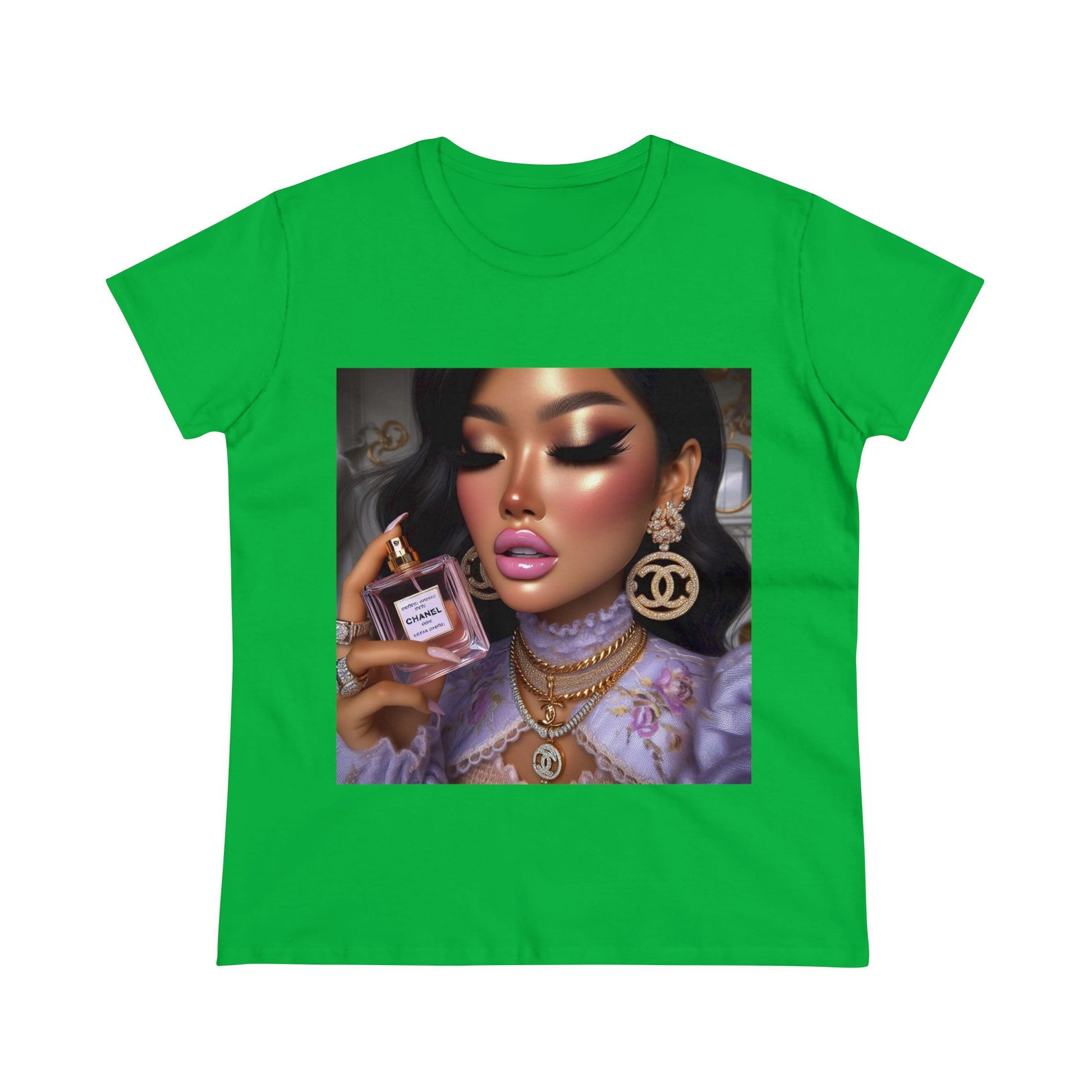 Chanel Please T-Shirt T-Shirt Printify Irish Green S 