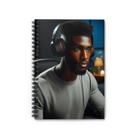 Game Time Spiral Notebook Paper products Printify One Size  