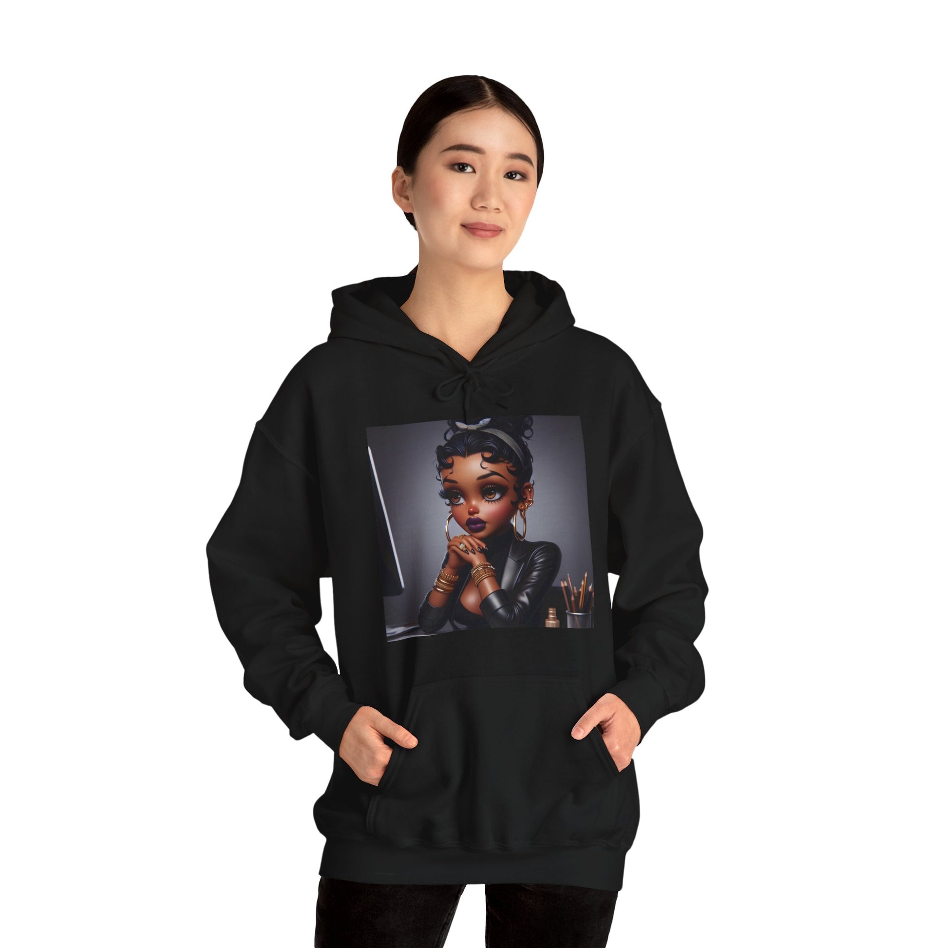 Business Betty Hoodie Hoodie Printify   