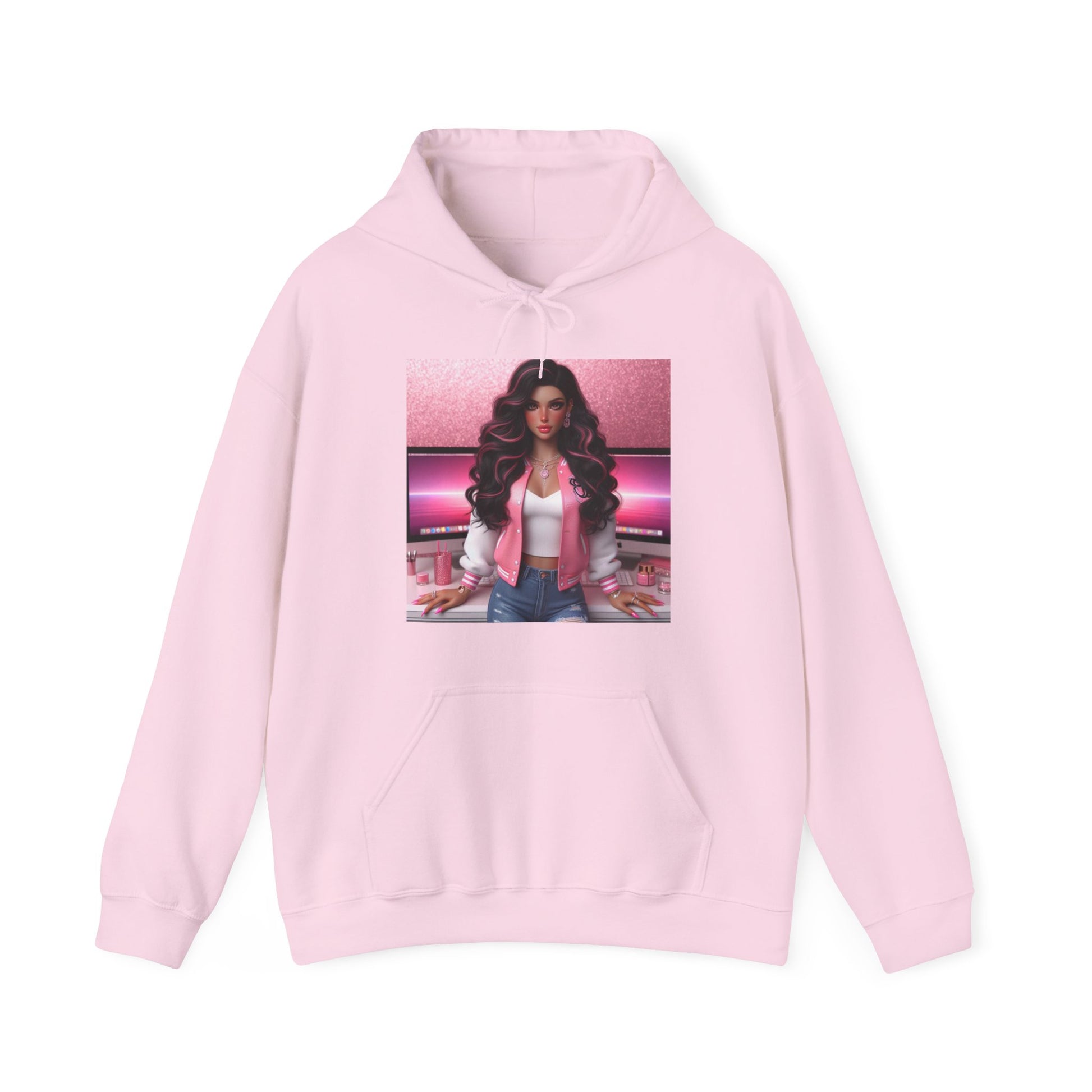 Pink Everything Hoodie Hoodie Printify Light Pink S 