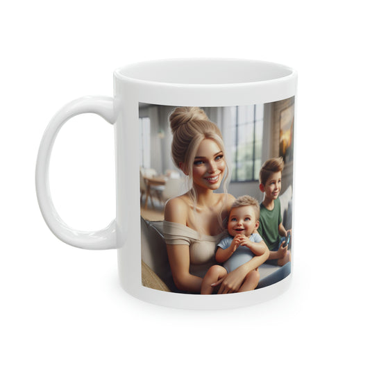 Family Time Mug Mug Printify 11oz  