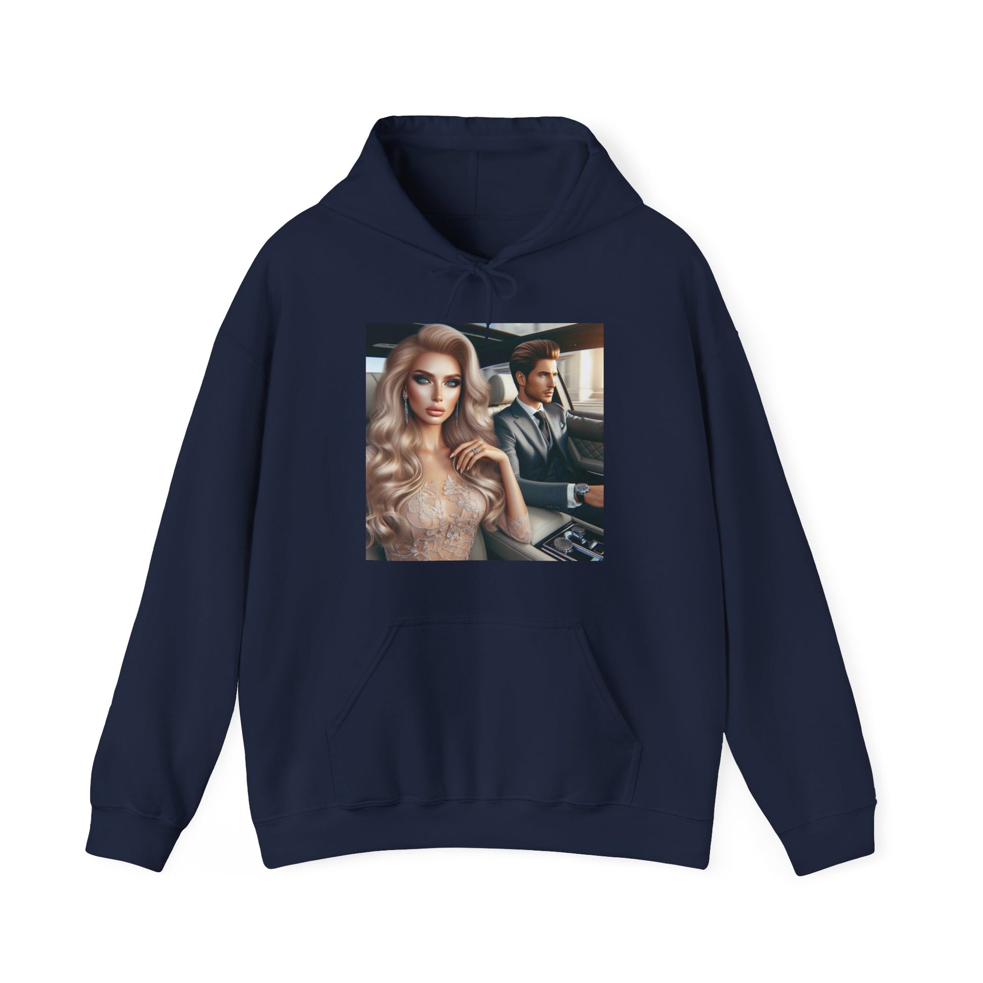 Elegant Drive Hoodie Hoodie Printify Navy S 