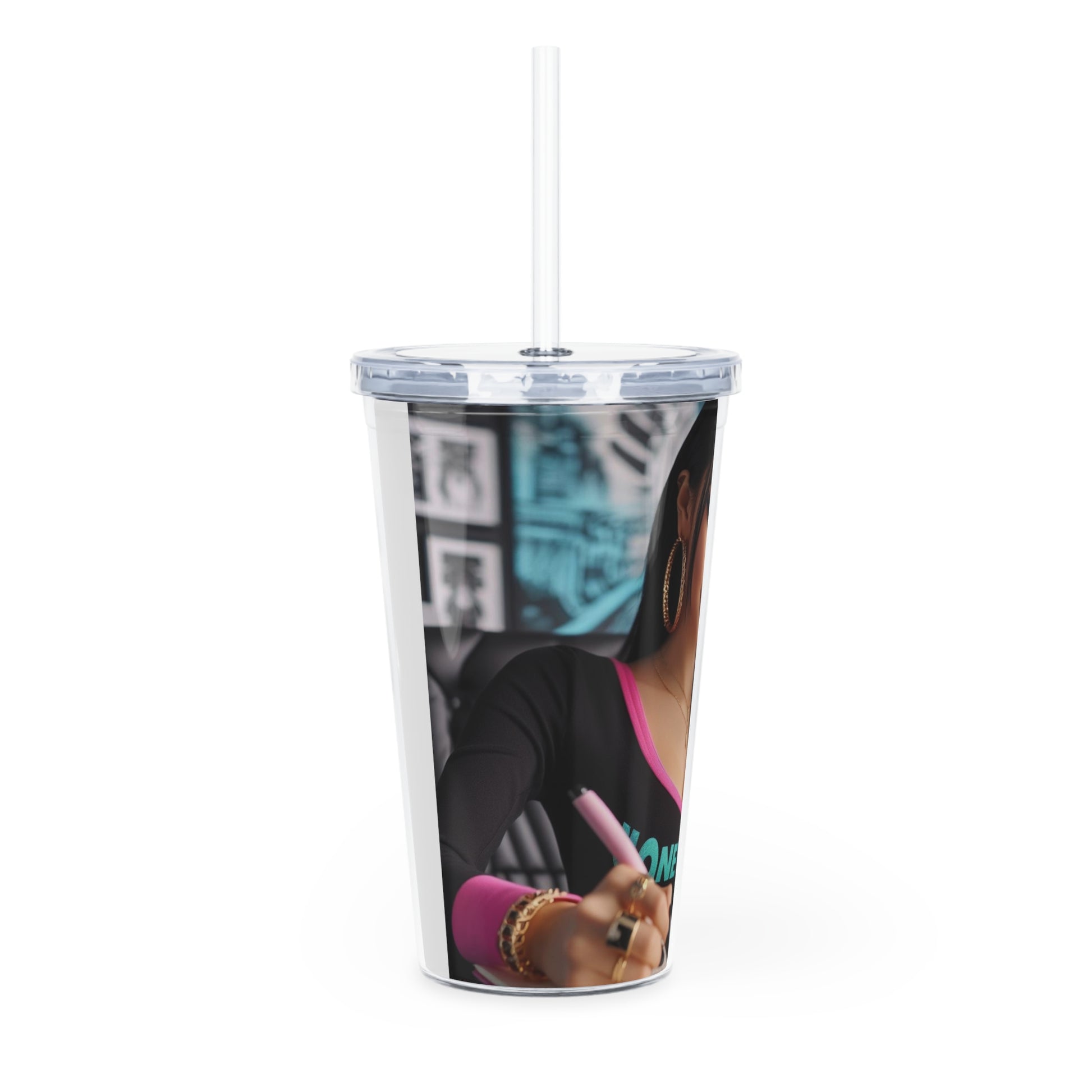 Money Maker Tumbler with Straw Mug Printify   