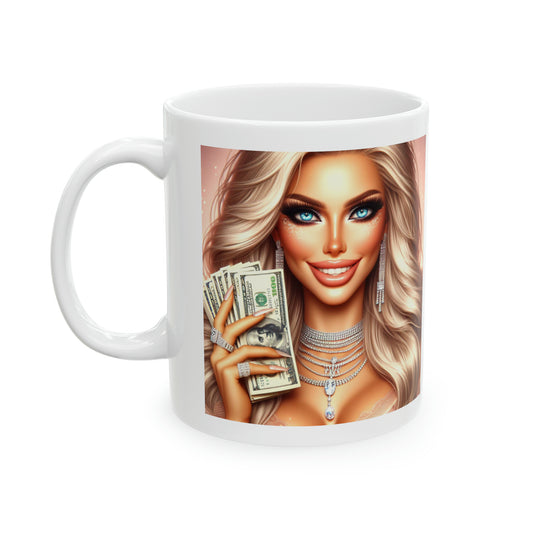 Money Talks Mug Mug Printify 11oz  