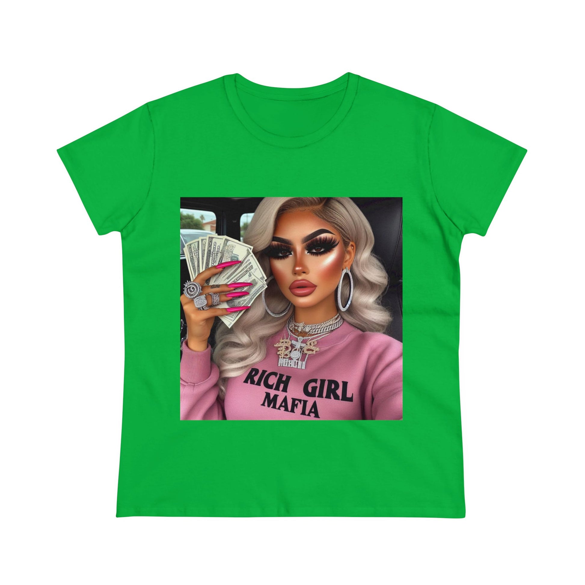 Rich Girl Mafia T-Shirt T-Shirt Printify Irish Green S 