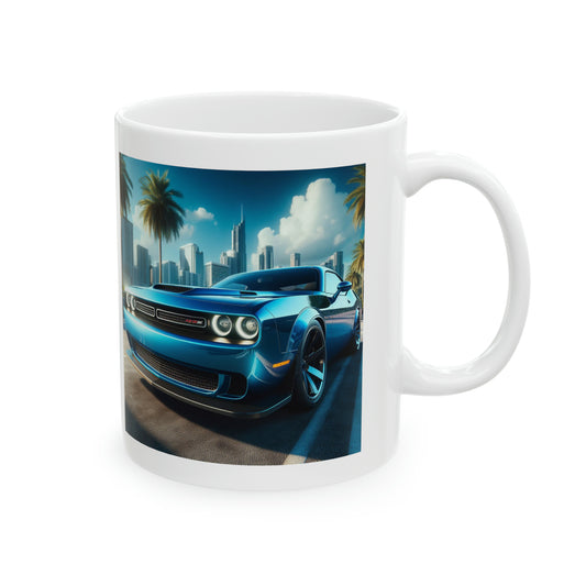 Blue Challenger Mug Mug Printify   