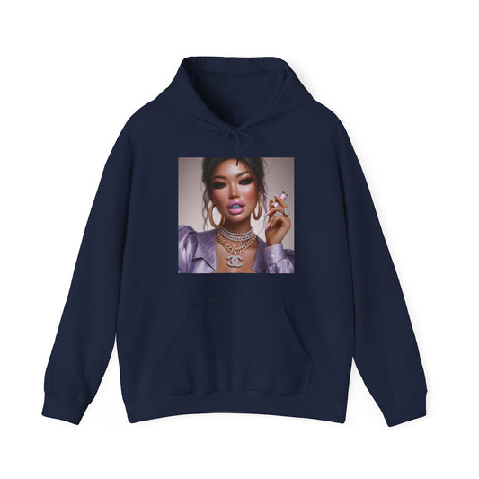 Gloss Up Hoodie Hoodie Printify Navy S 