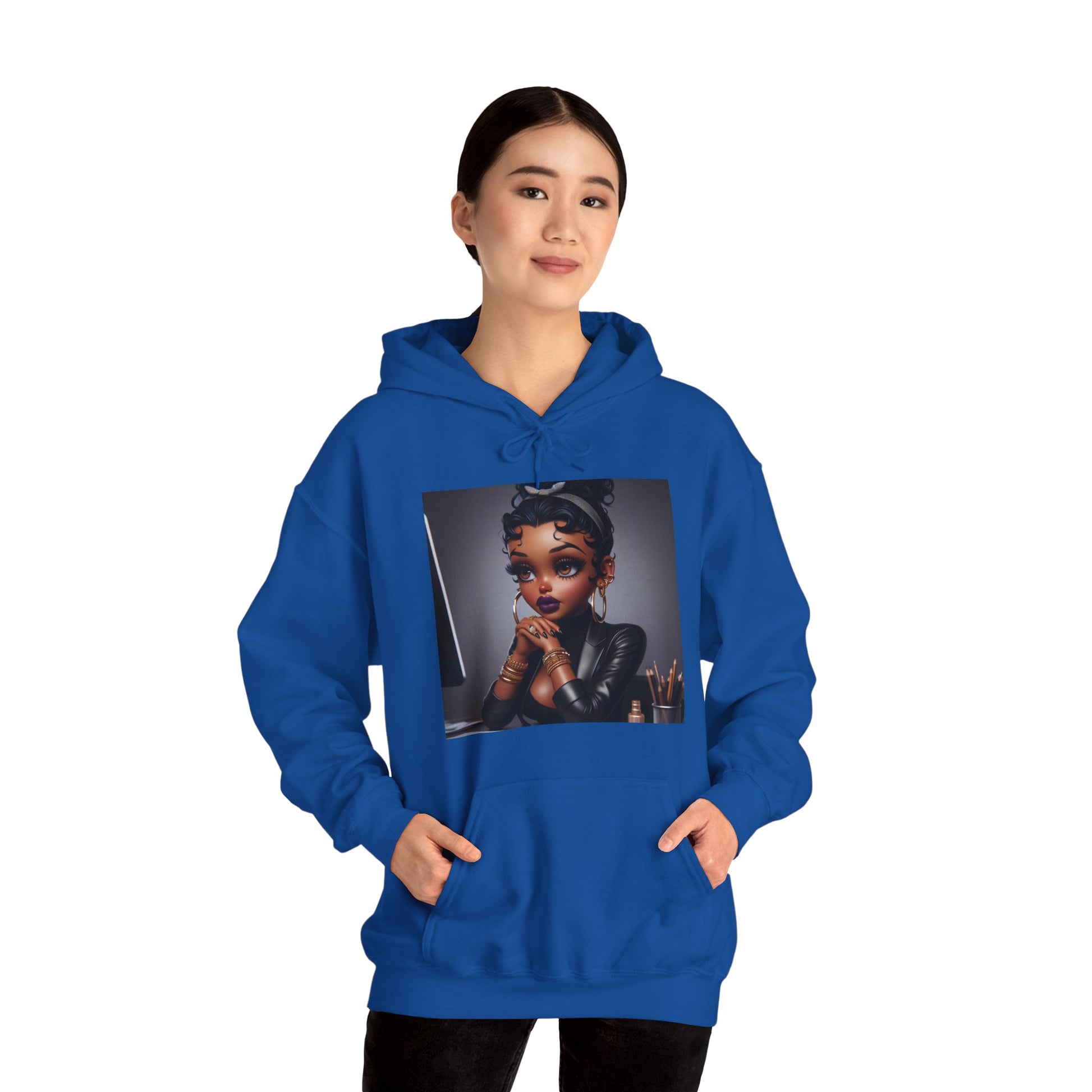 Business Betty Hoodie Hoodie Printify   