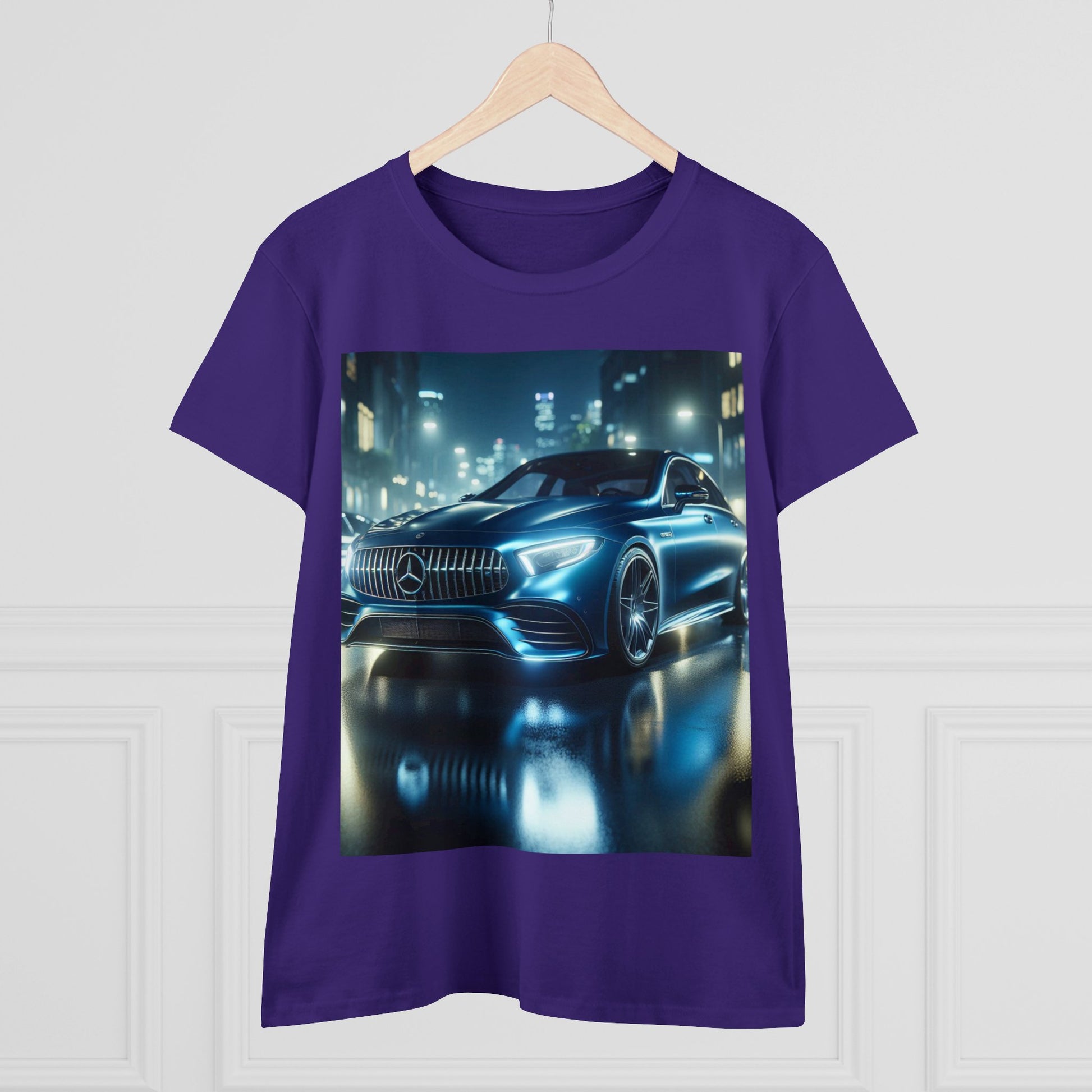 Blue Mercedes T-Shirt T-Shirt Printify   