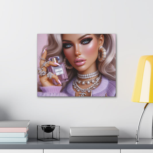 Chanel Please Canvas Canvas Printify 20″ x 16″ (Horizontal) 0.75'' 