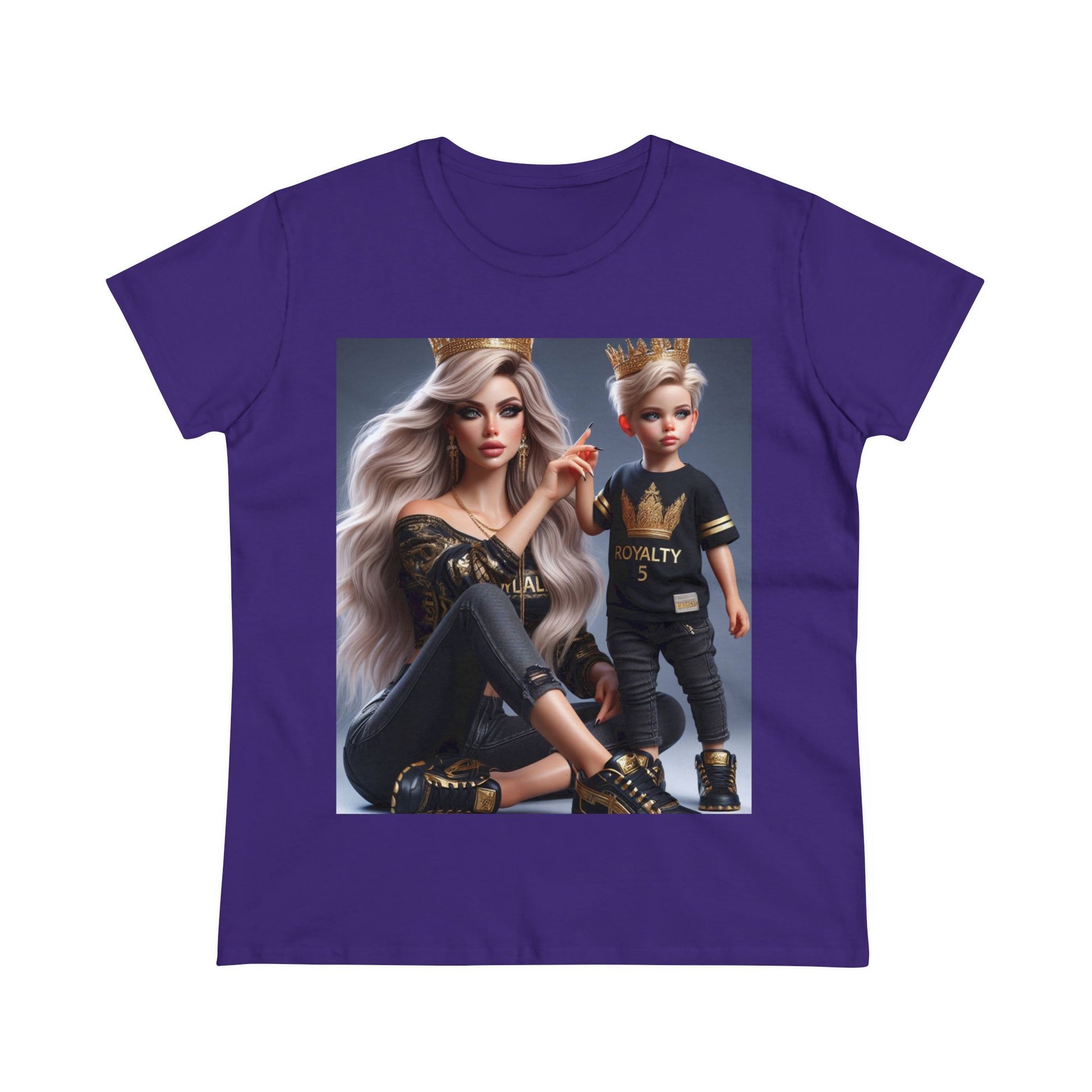 Royalty T-Shirt T-Shirt Printify Purple S 