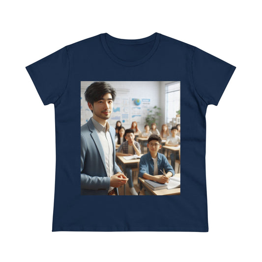 Class in Session T-Shirts T-Shirt Printify Navy S 