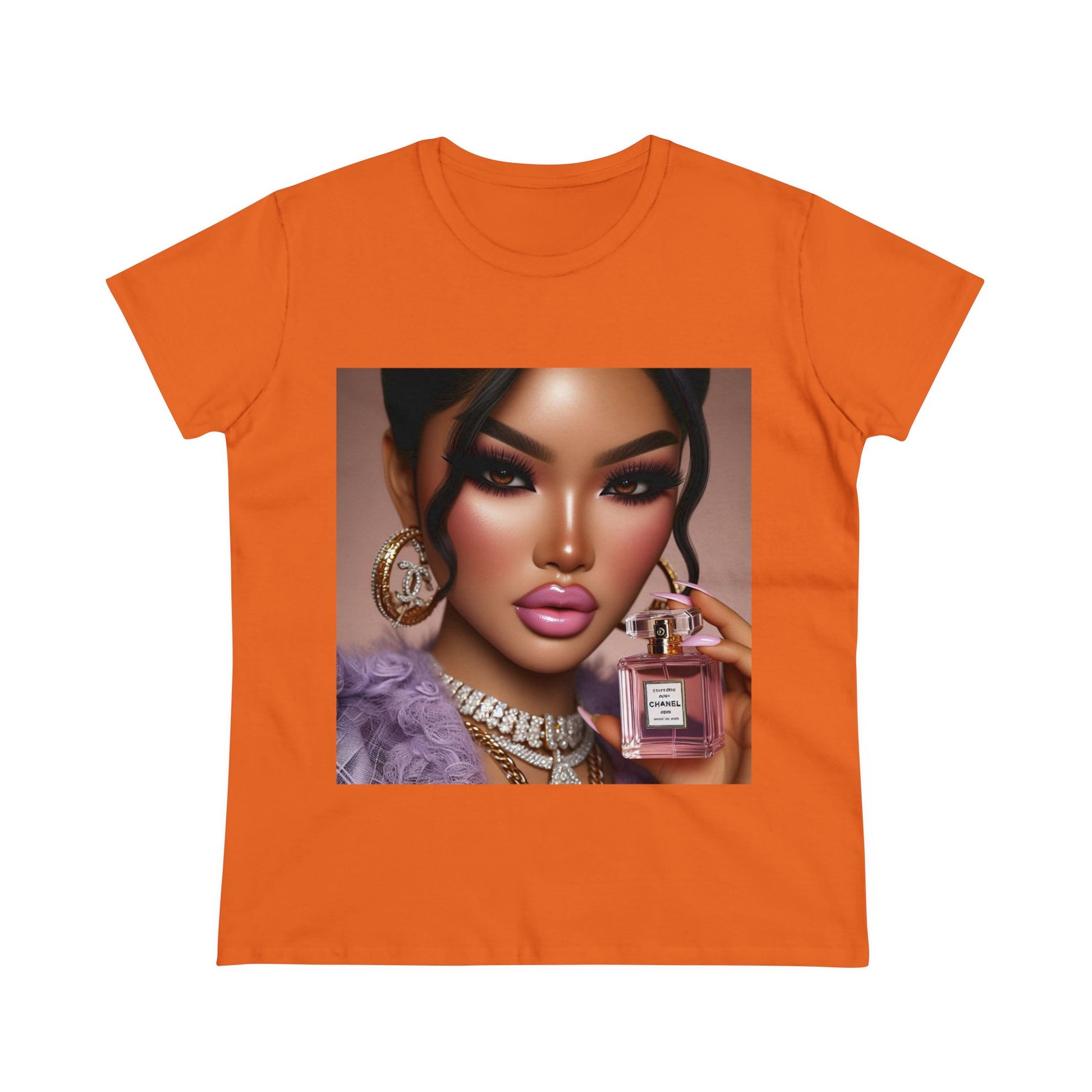 Chanel Please T-Shirt T-Shirt Printify Orange S 