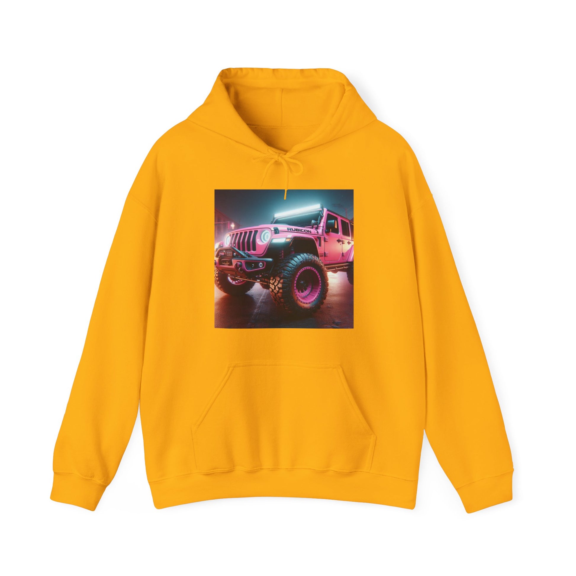 Pink Rubicon Hoodie Hoodie Printify Gold S 