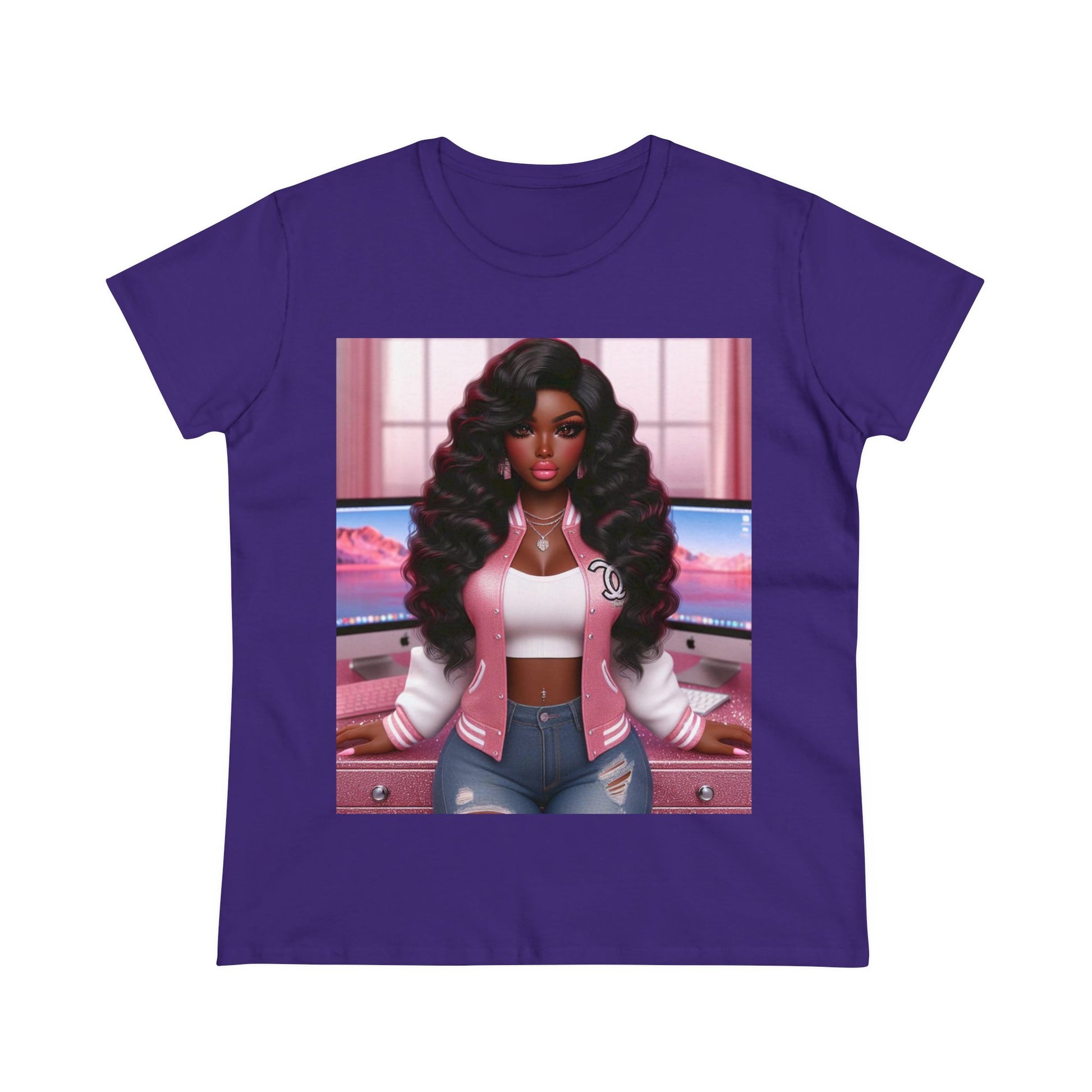 Pink Everything T-Shirt T-Shirt Printify Purple S 