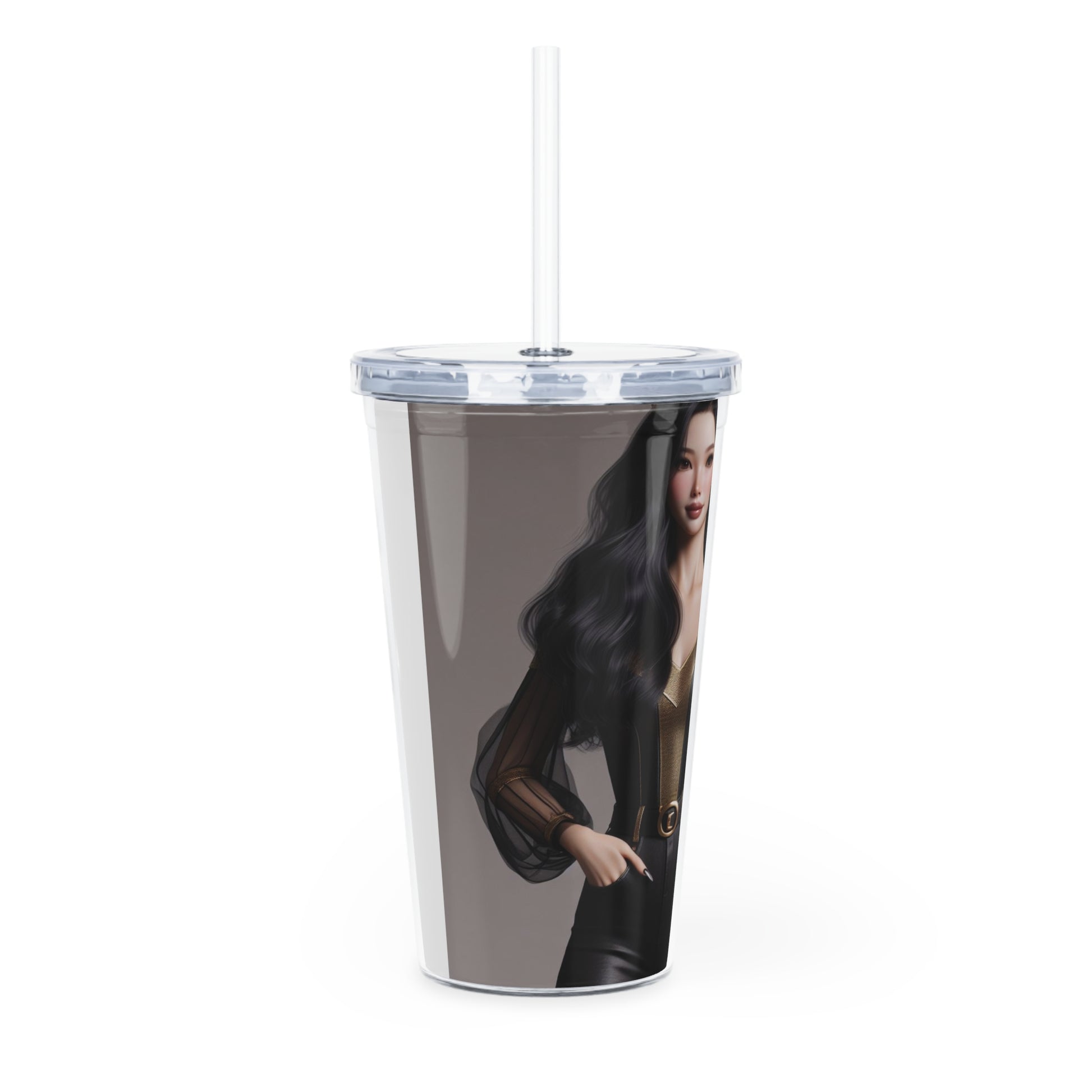 Royalty Tumbler with Straw Mug Printify   