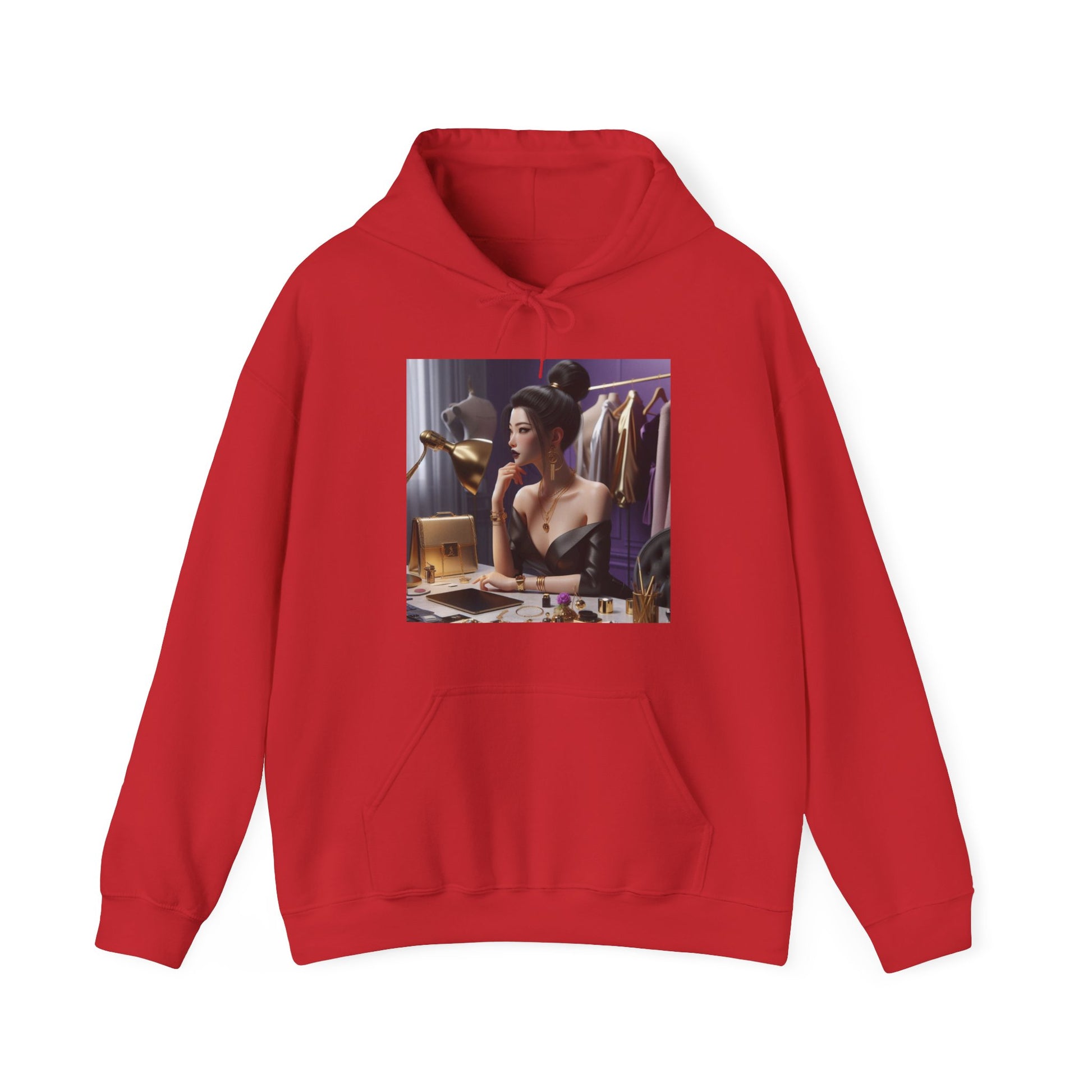 Fashion and Beauty Hoodie Hoodie Printify Red S 