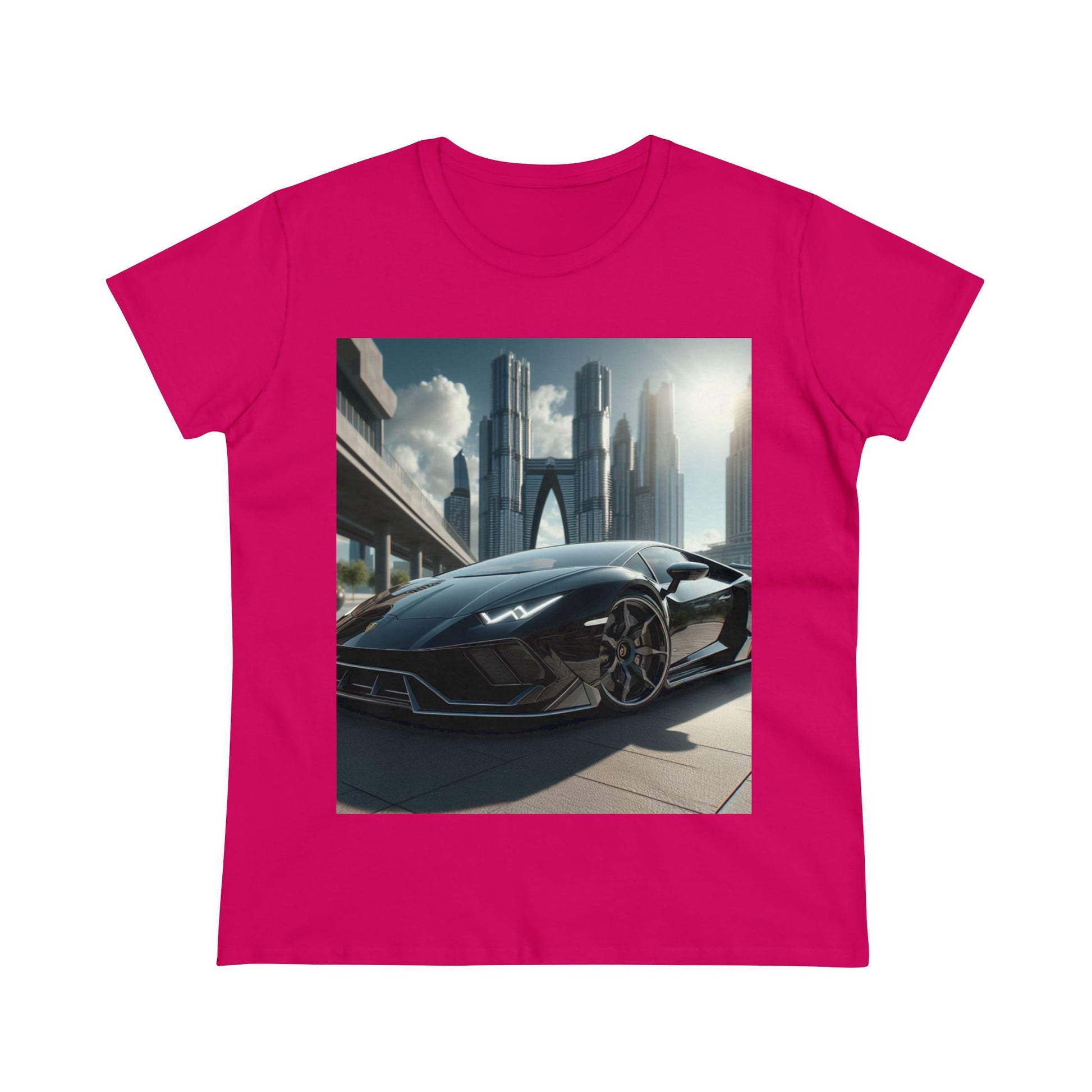 Black Lamborghini T-Shirt T-Shirt Printify Heliconia S 