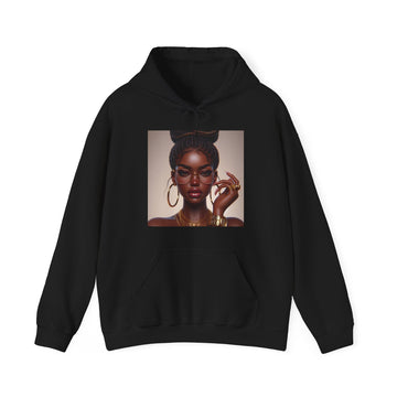 Chocolate Gold Hoodie Hoodie Printify Black S 