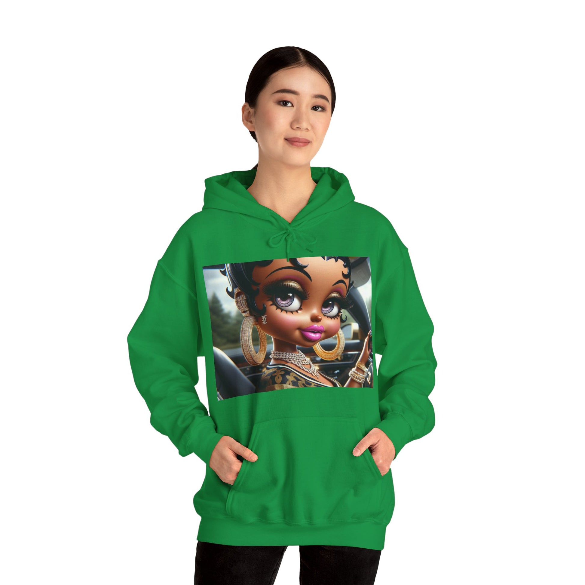 Betty Beauty Hoodie Hoodie Printify   