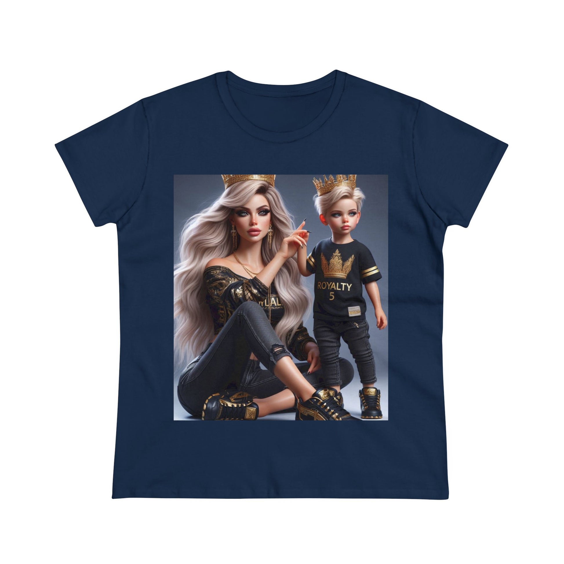 Royalty T-Shirt T-Shirt Printify Navy S 