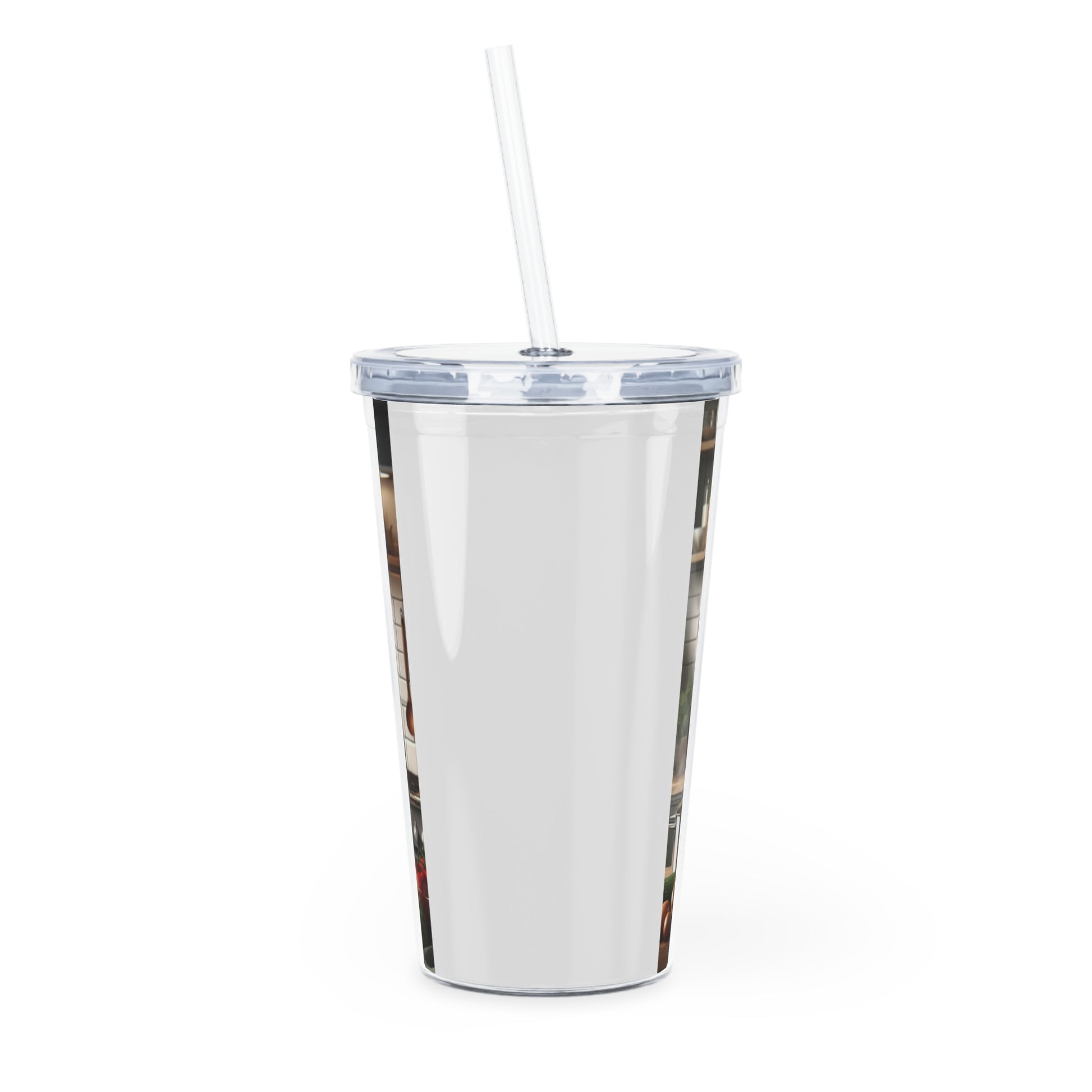 Dinner Time Tumbler with Straw Mug Printify   