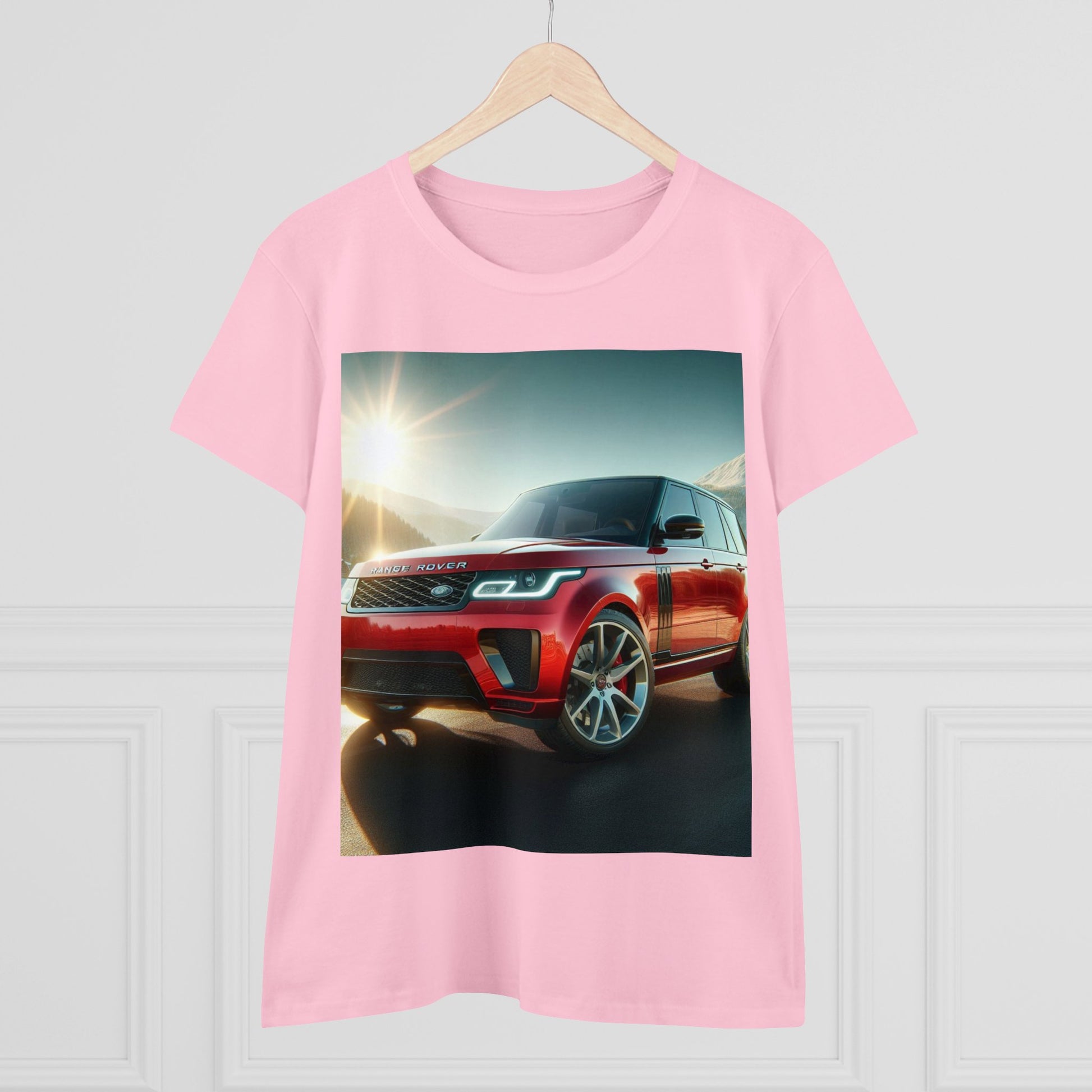 Red Range Rover T-Shirt T-Shirt Printify   