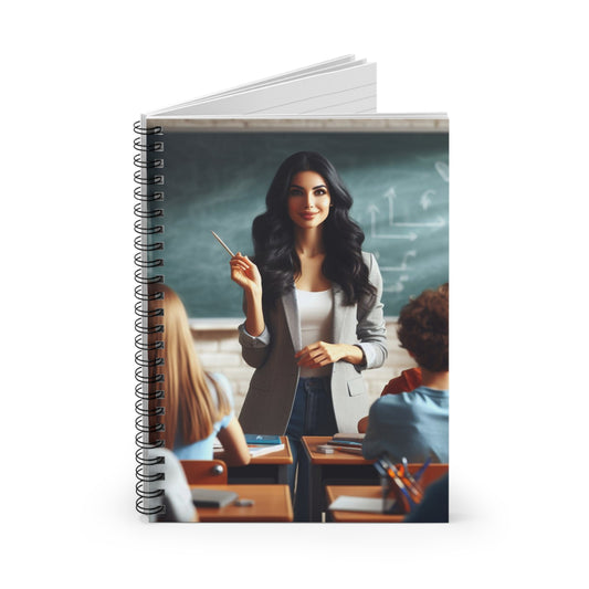 Class in Session Spiral Notebook Paper products Printify   