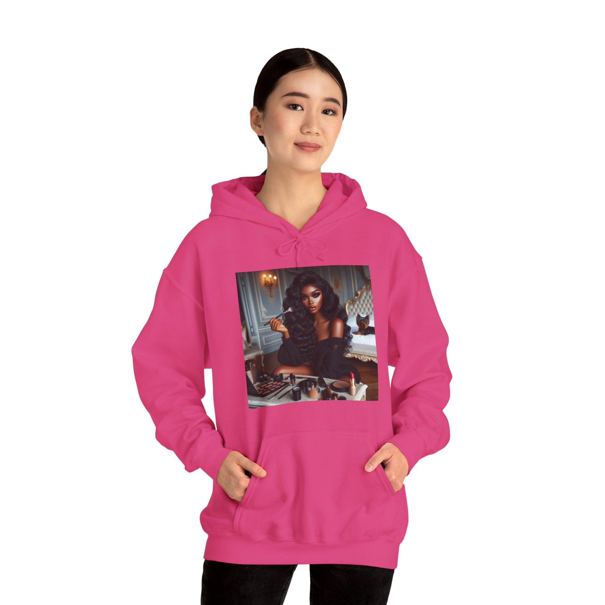 Make Up Time Hoodie Hoodie Printify   