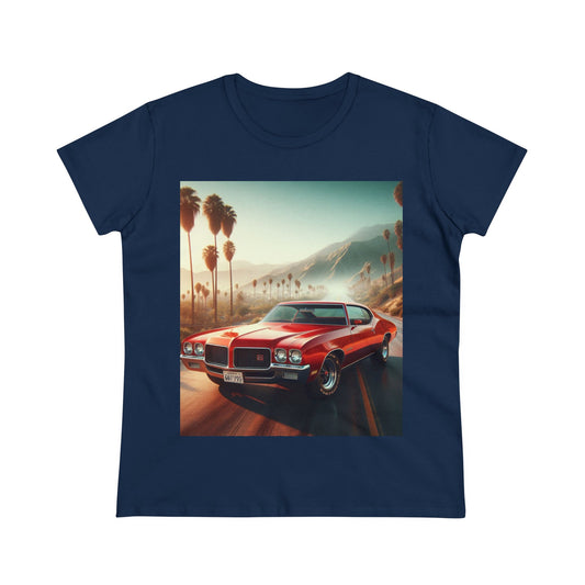 1972 Red Buick Gran Sport T-Shirt T-Shirt Printify Navy S 