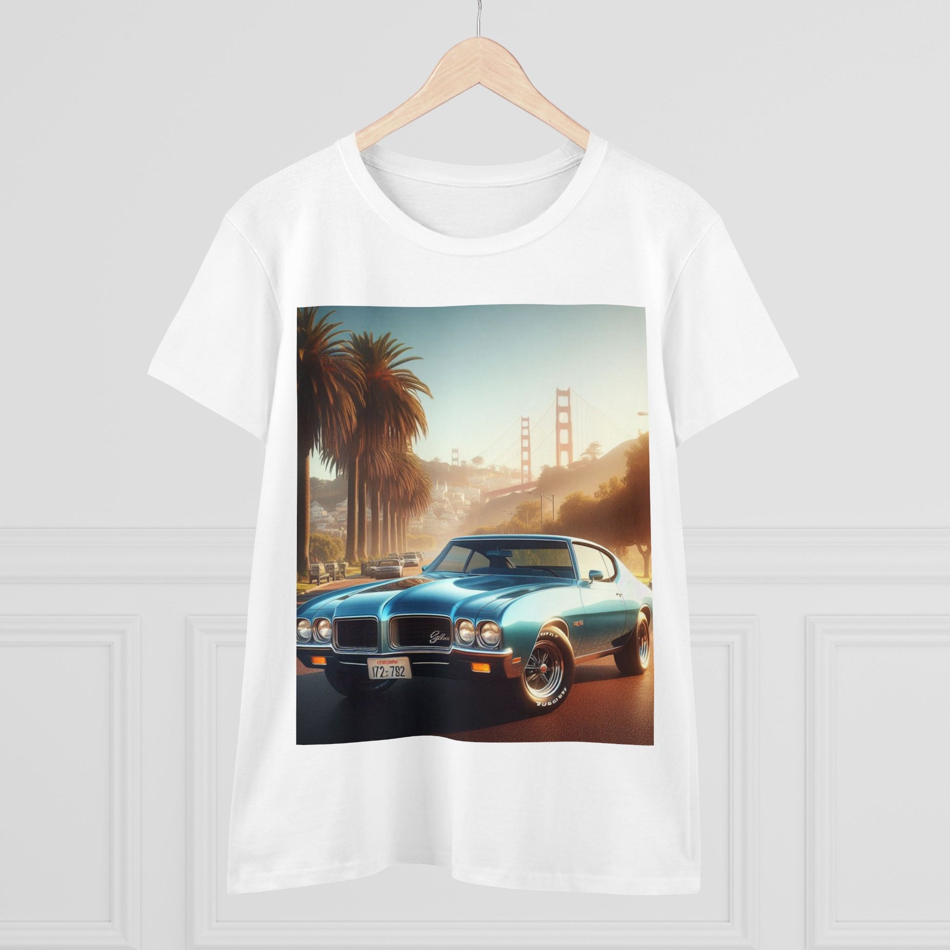 1972 Blue Buick Gran Sport T-Shirt T-Shirt Printify   