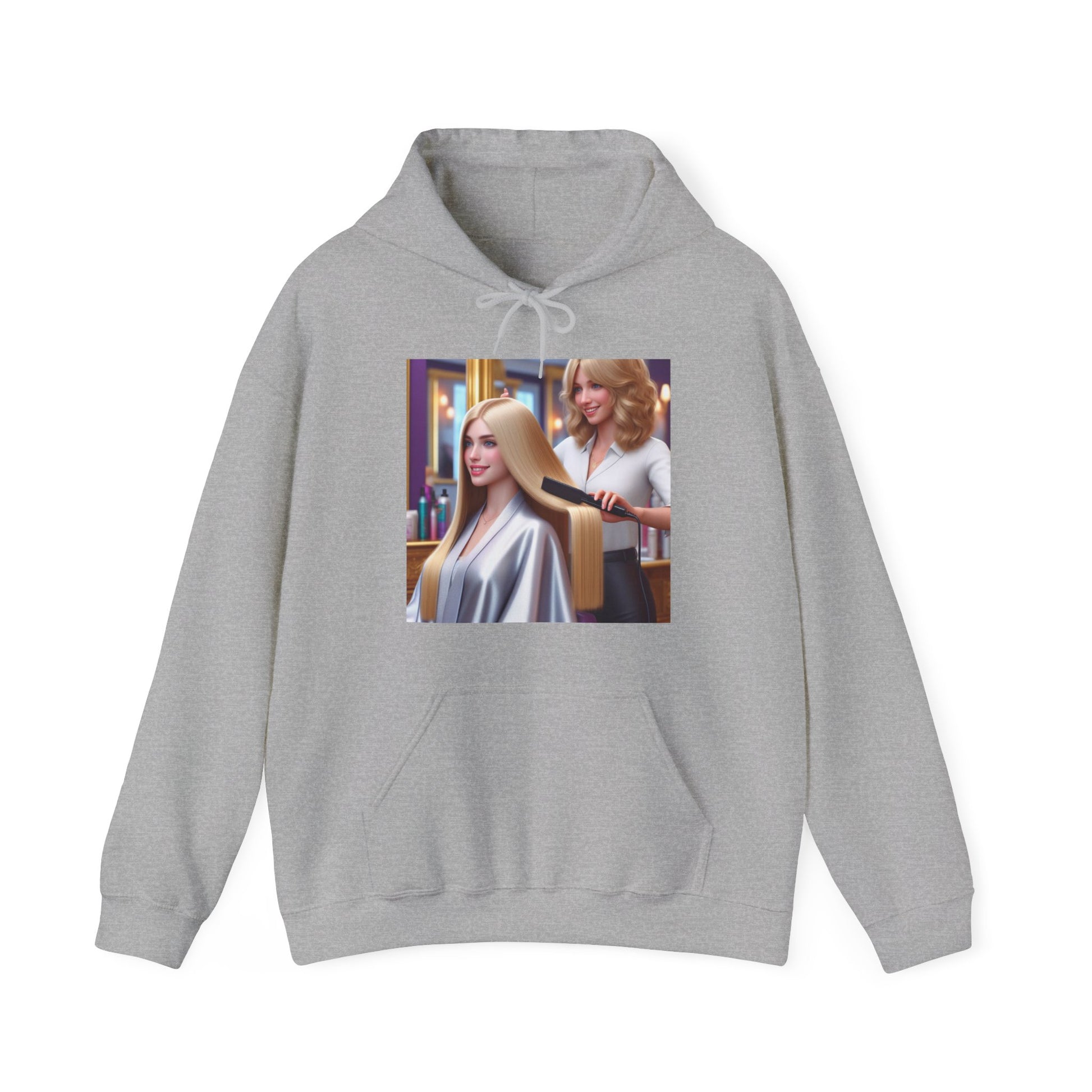 Hair Day Hoodie Hoodie Printify Sport Grey S 