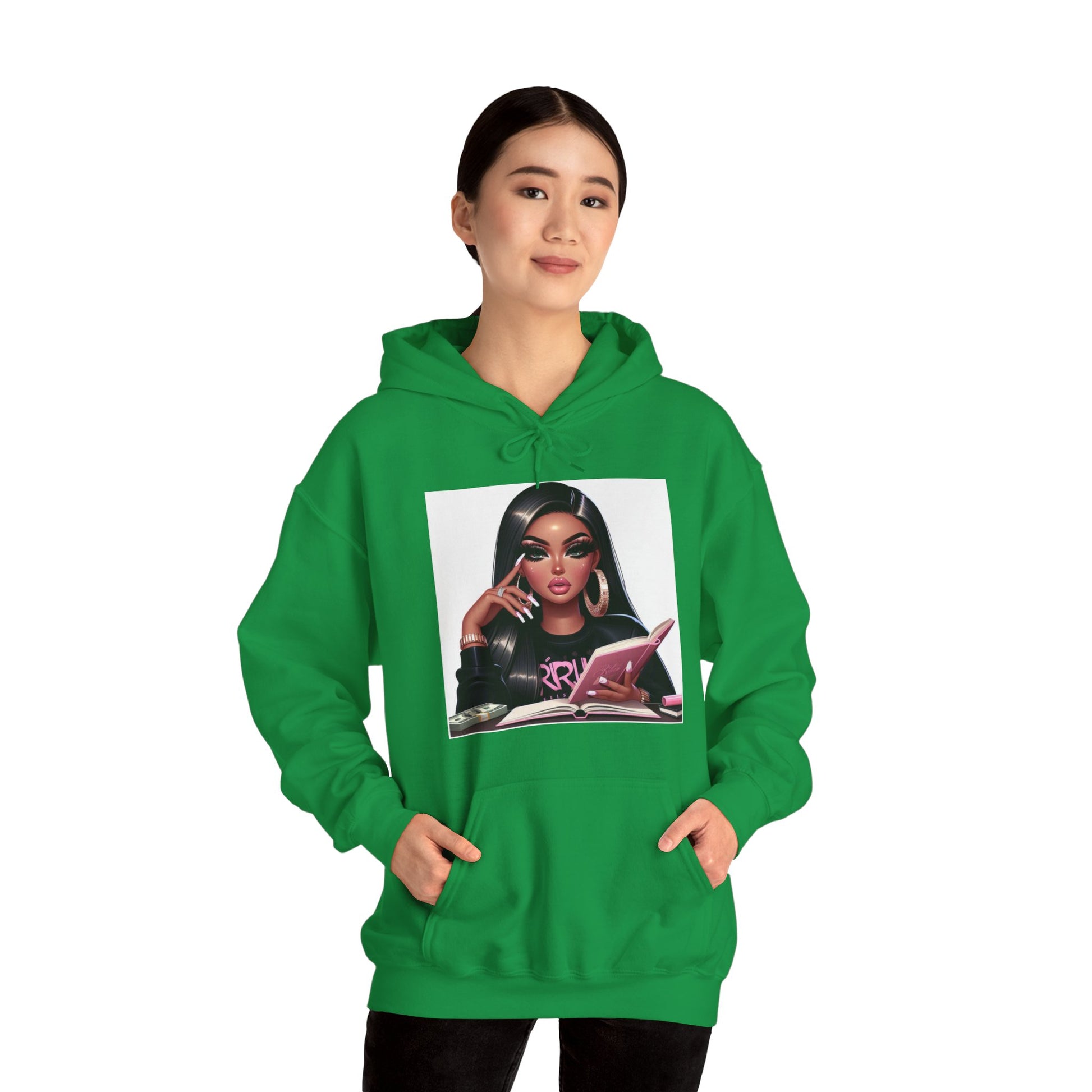 Thinking of a Plan Hoodie Hoodie Printify   