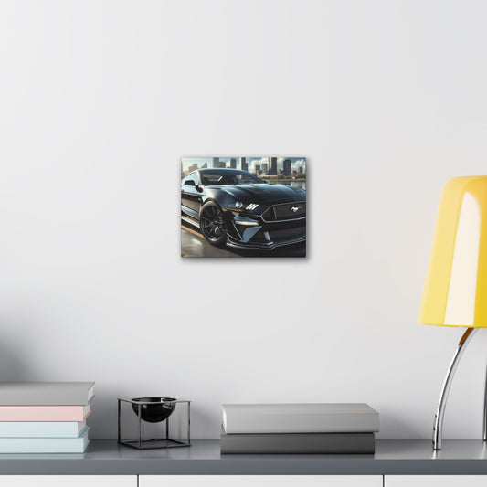 Black Mustang Vibes Canvas Canvas Printify 10" x 8" (Horizontal) 0.75'' 