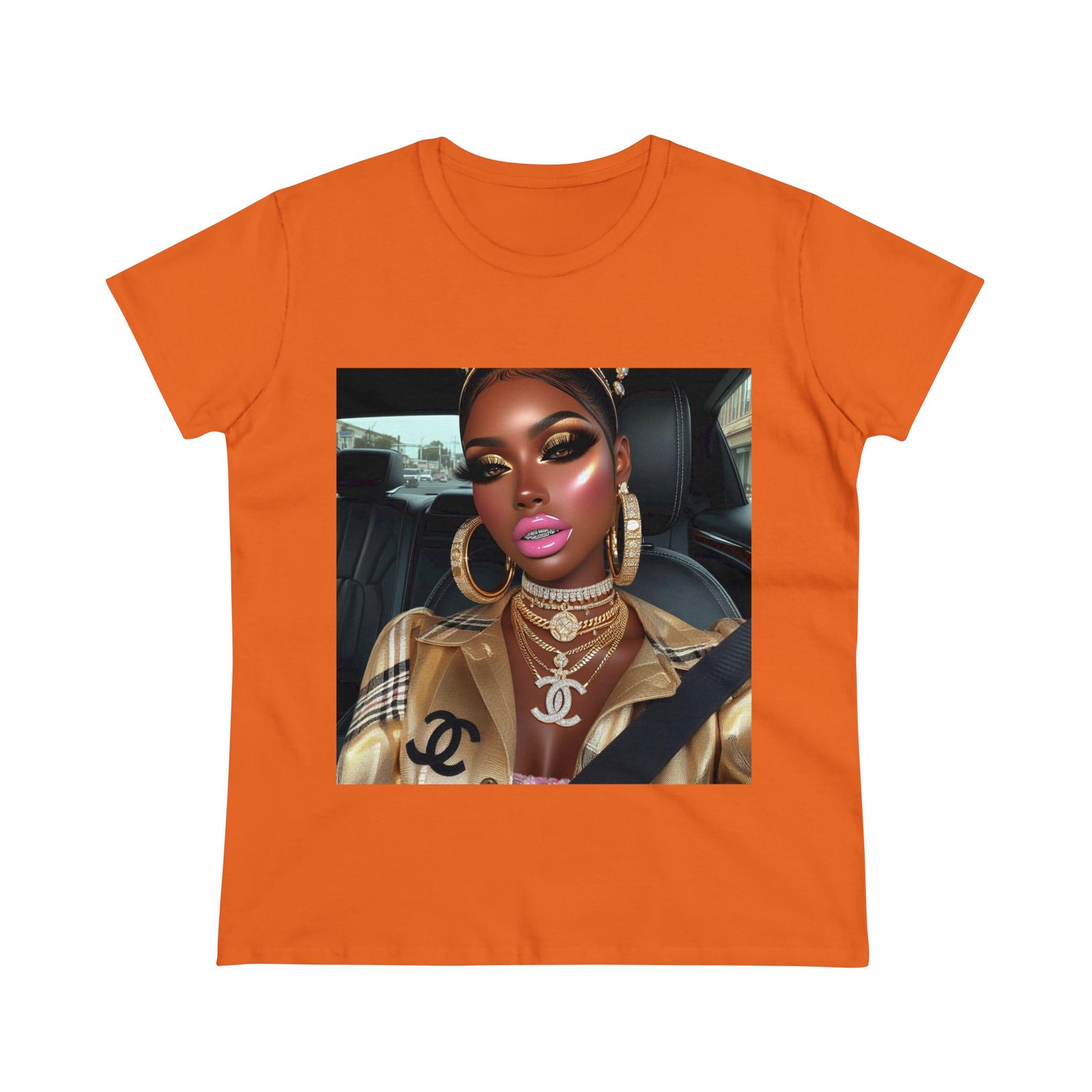 Car Beauty T-Shirt T-Shirt Printify Orange S 