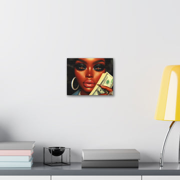 Money Talks Canvas Canvas Printify 10" x 8" (Horizontal) 0.75'' 