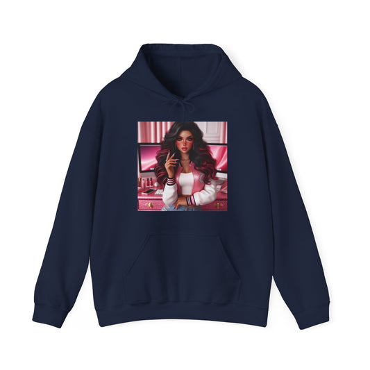 Pink Everything Hoodie Hoodie Printify Navy S 