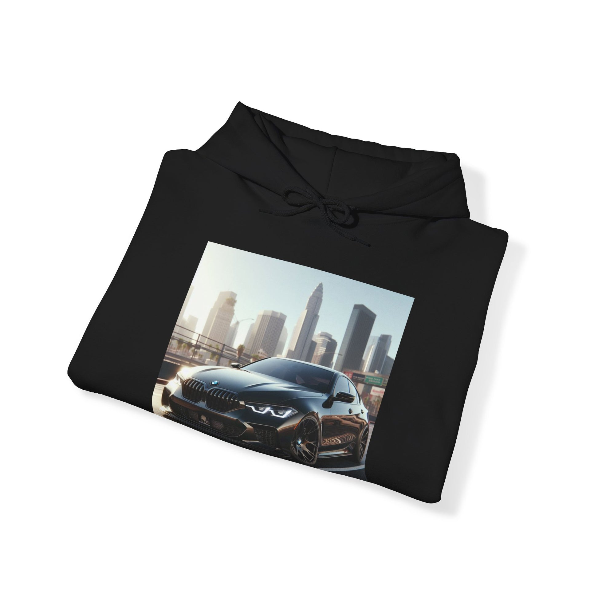 Black BMW Hoodie Hoodie Printify   