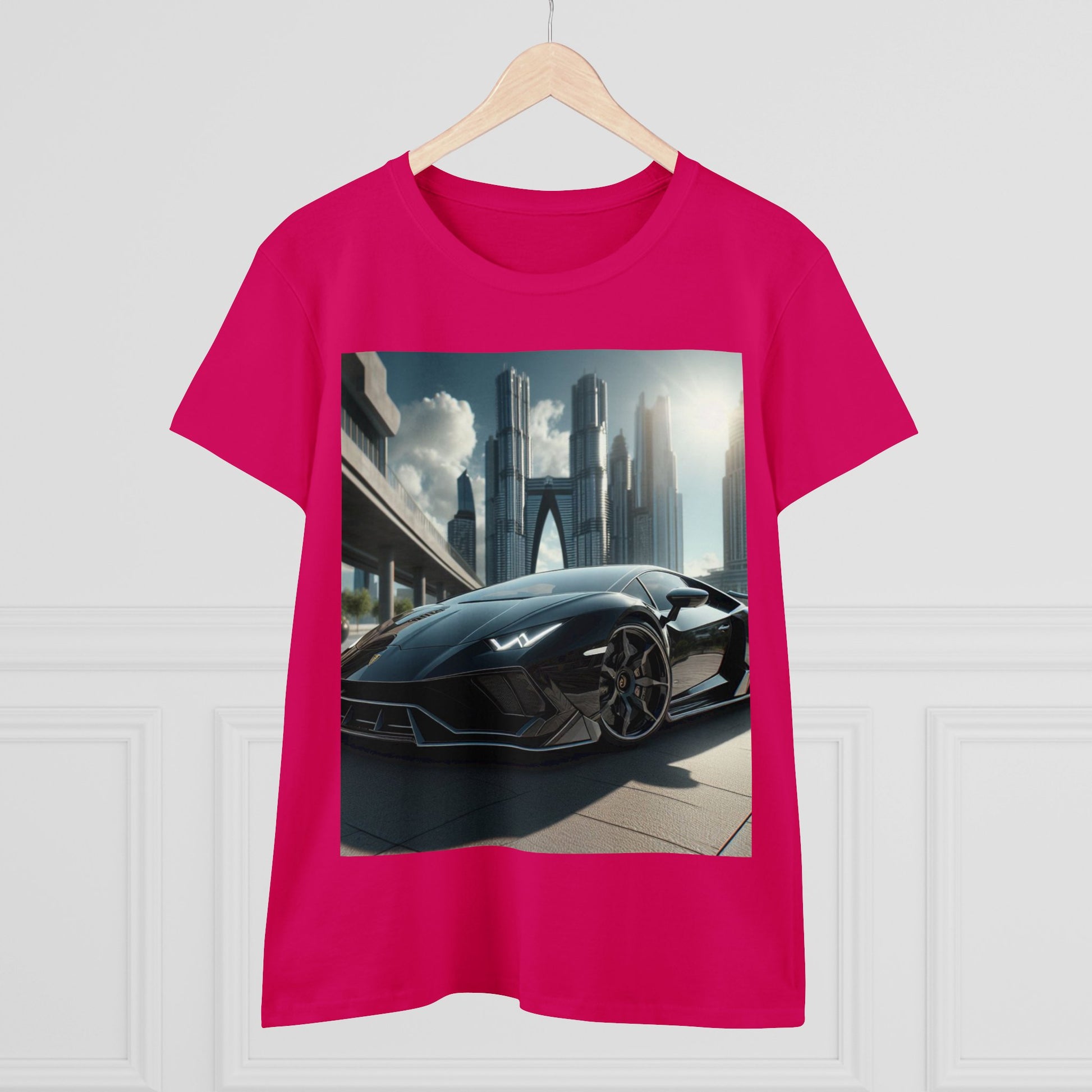 Black Lamborghini T-Shirt T-Shirt Printify   