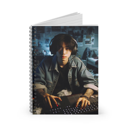 Game Time Spiral Notebook Paper products Printify   