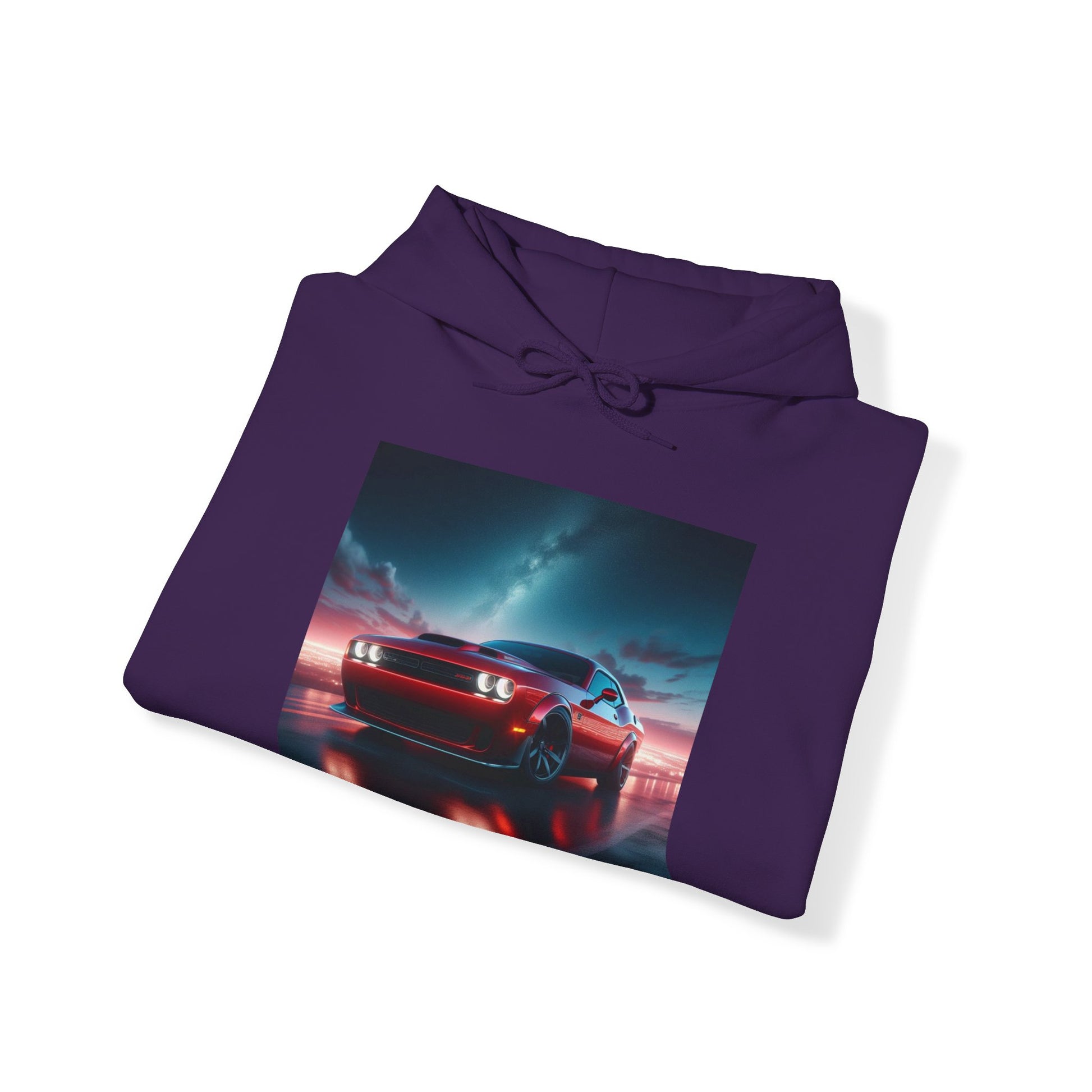 Red Challenger Hoodie Hoodie Printify   