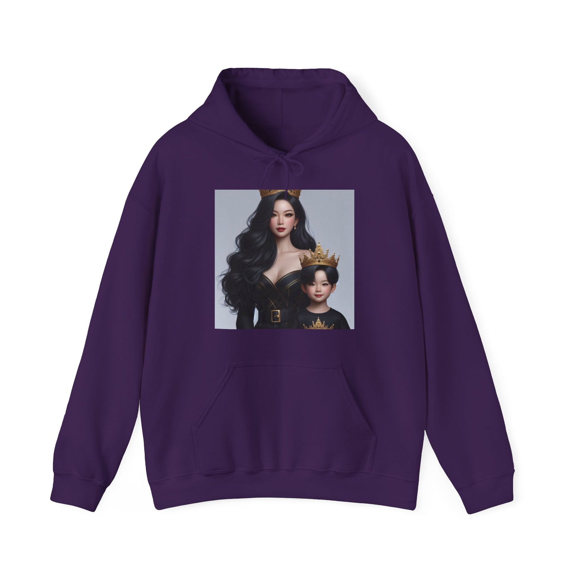 Royalty Hoodie Hoodie Printify Purple S 