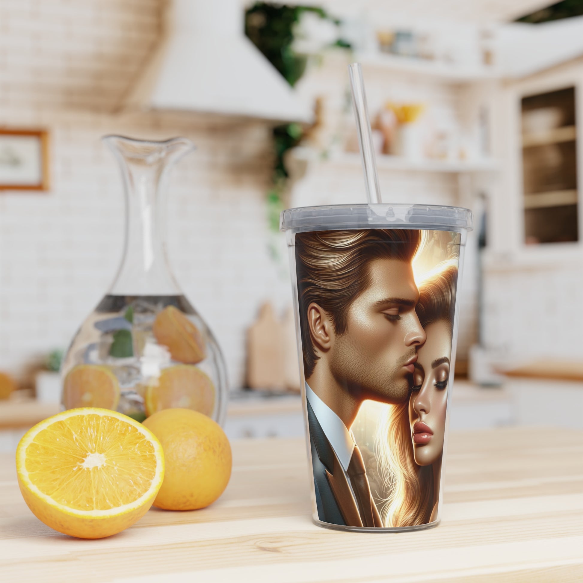 My Love Tumbler with Straw Mug Printify   