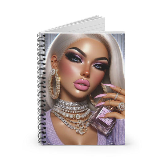 Chanel Please Spiral Notebook Paper products Printify   