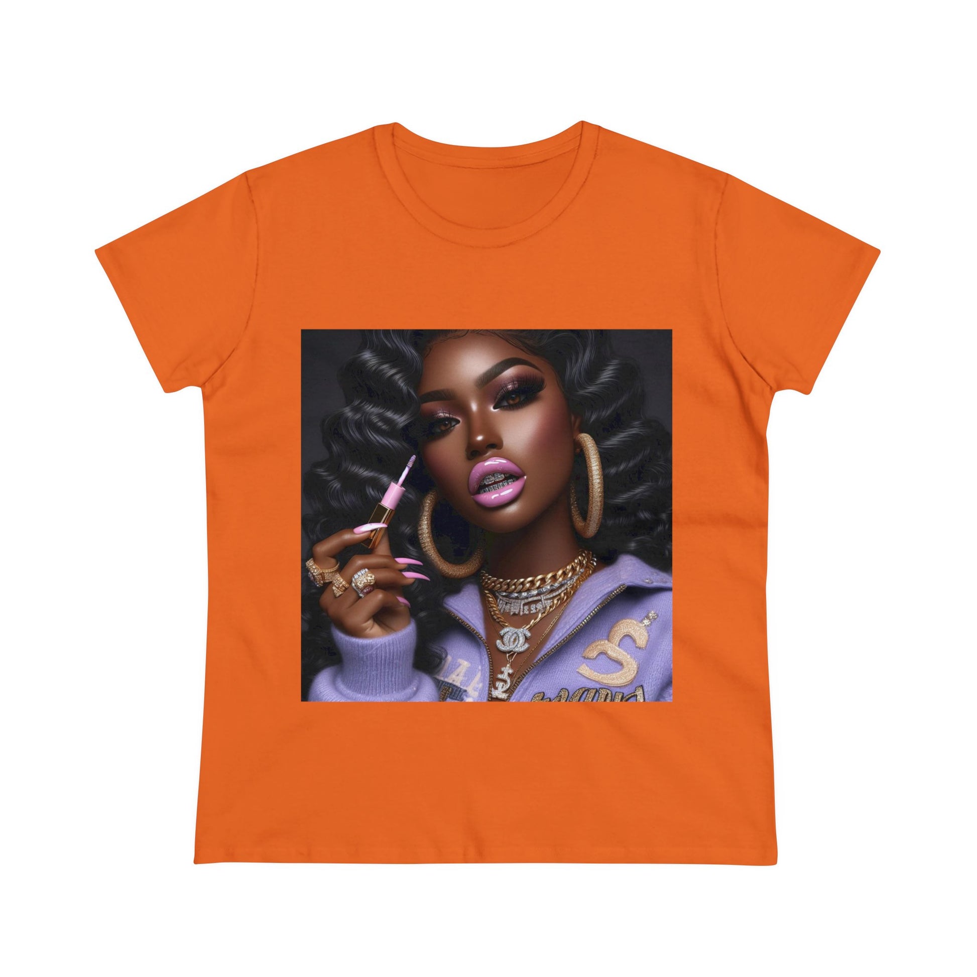 Gloss Up T-Shirt T-Shirt Printify Orange S 