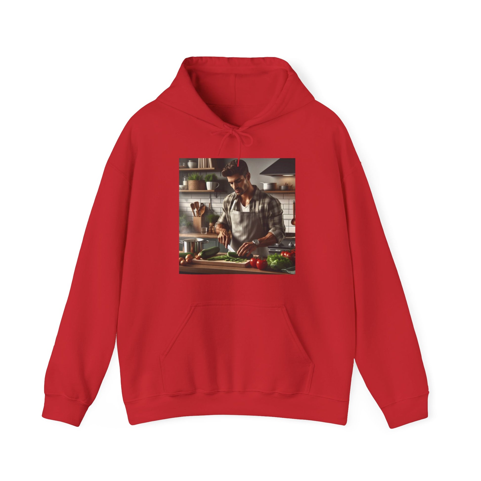 Dinner Time Hoodie Hoodie Printify Red S 