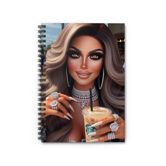 Coffee Beauty Spiral Notebook Paper products Printify One Size  