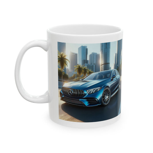 Blue Mercedes Mug Mug Printify 11oz  